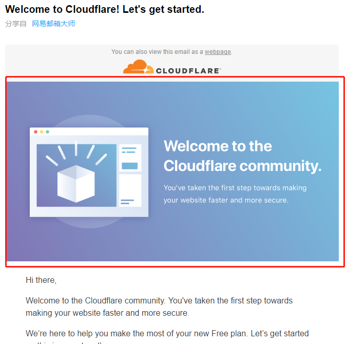 welcome to cloudflare